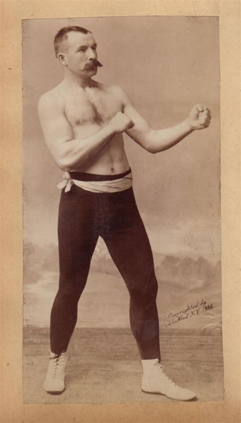 Jake Kilrain Bare Knuckle Boxer Strongman Vintage Boxer Boxer