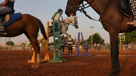 khartoums equestrian club struggles  sudan upheaval world news