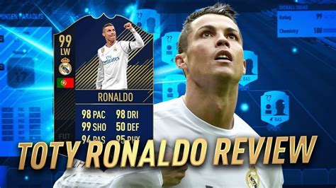 Fifa 18 Toty Ronaldo Player Review The Best Card In Fifa Ultimate Team