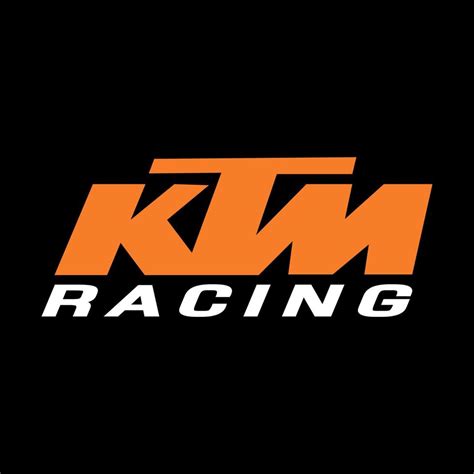 Ktm Racing Logo Vector Free Download 19550681 Vector Art At Vecteezy