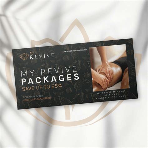 My Revive Packages My Revive Store Book Yours Today