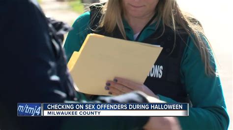 doc agents check on sex offenders during trick or treating