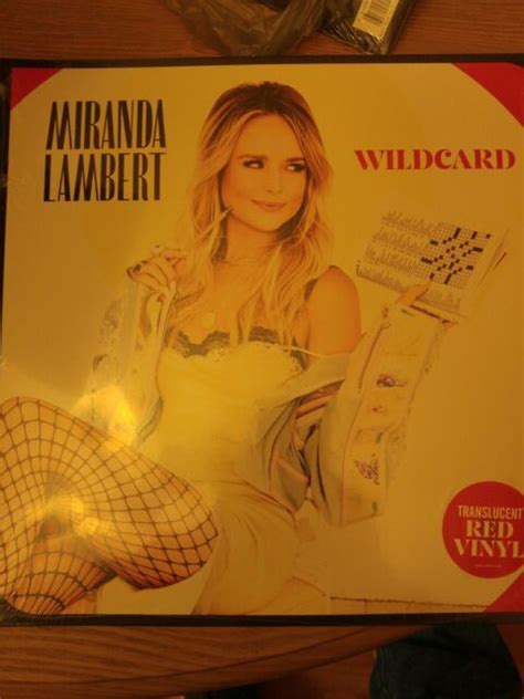 Miranda Lambert Wildcard 2019 Limited Edition Translucent Red Colored
