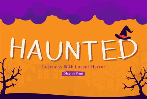 Haunted Font By Oh Letter Studio · Creative Fabrica