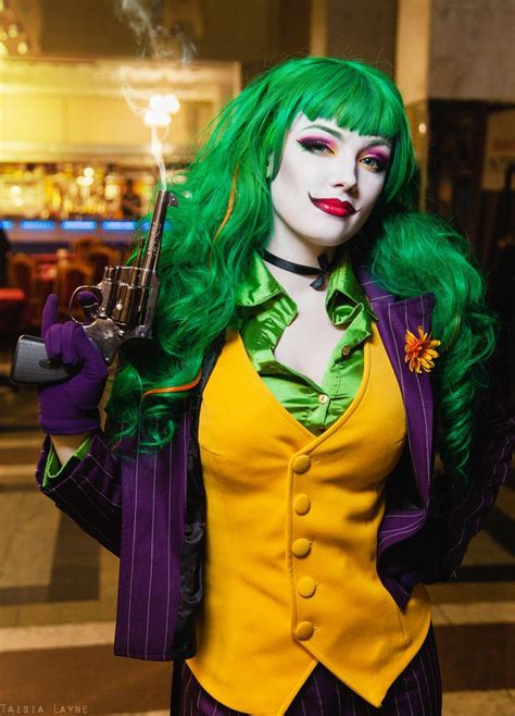 Female Joker Costume Makeup
