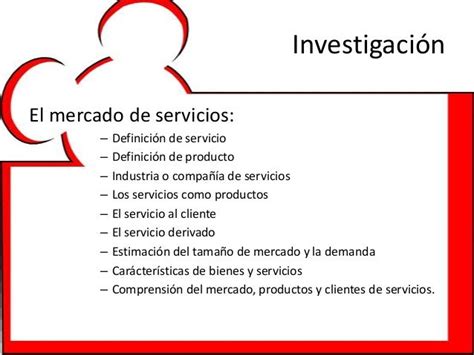 El Mercado De Servicios