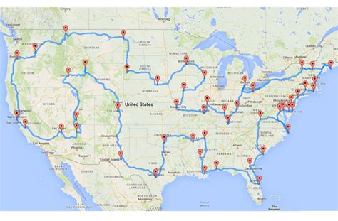 Computer Plots Ultimate Us Road Trip All About America