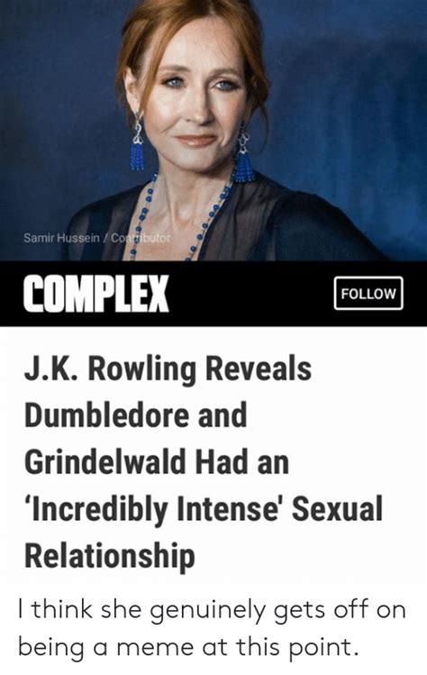 samir hussein co complex follow jk rowling reveals dumbledore and grindelwald had an incredibly