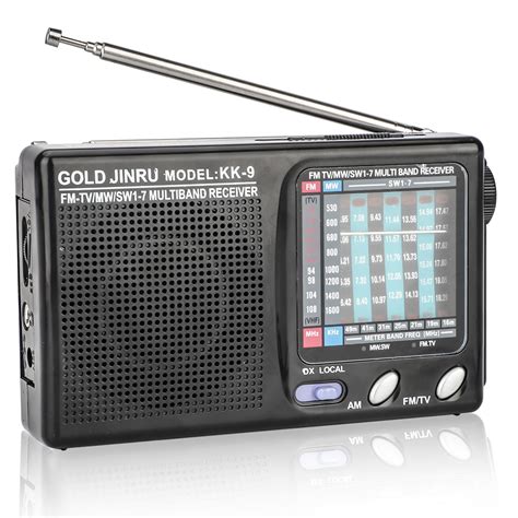 FM/AM/SW (1-7) 9-Wave Band Smart Portable Professional Radio, Shortwave ...