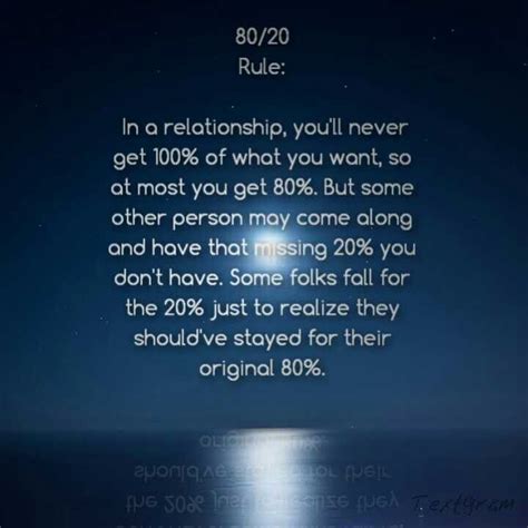 80 20 Rule Relationships Quotes Captions Hangout