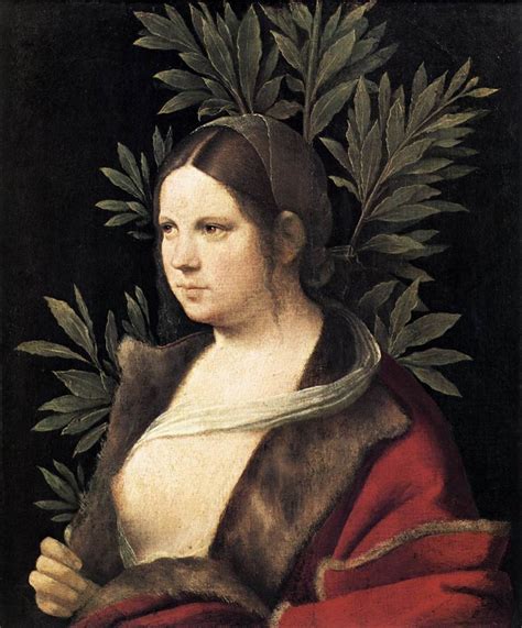 Giorgione Laura 1506 Oil On Canvas Kunsthistoriches Museum Vienna