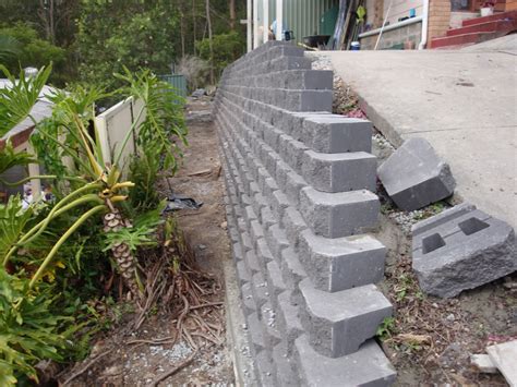 Australian Retaining Walls Diamond Concrete Block
