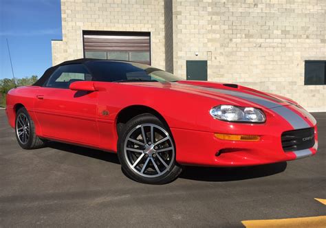 20k Mile 2002 Chevrolet Camaro Ss Convertible 6 Speed For Sale On Bat