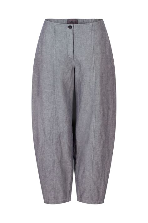 Oska Usa Trousers Wash Cotton Linen Piqu