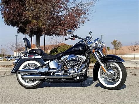2016 Harley Davidson® Flstn Softail® Deluxe Vivid Black Lancaster