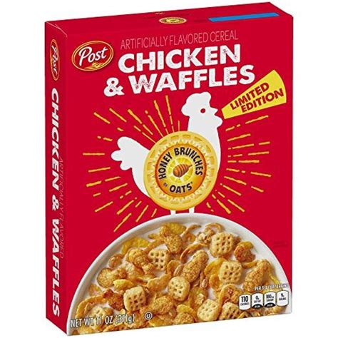 Post Limited Edition Chicken And Waffles Honey Bunches Of