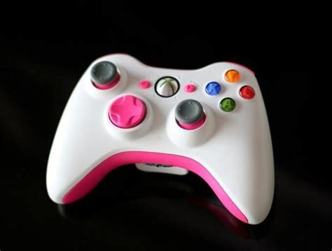Diy Painted Xbox Controller With A Touch Of Pink Xbox Controller