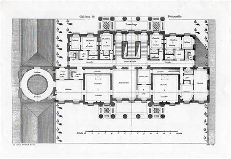 The First Principal Bedroom Floor Plan Of The Neoclassical Chateau De