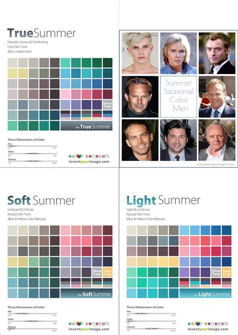 Summer Palette Men In 2022 Soft Summer Colors Light Summer Color