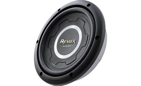 Pioneer Premier Ts Sw1001s4 Shallow Mount 10 4 Ohm Subwoofer At