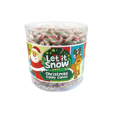 Christmas Mini Candy Canes Tub Delicious Ideas Food Group