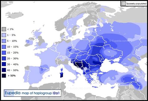 Maps Of Y Dna Haplogroups In And Around Europe History Ancient