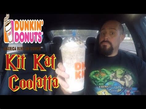 Menuism intends to provide the most accurate information possible. Dunkin' Donuts New Kit Kat Coolatta Review : Food Review - YouTube