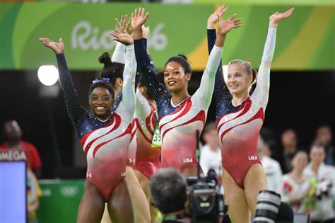 In Pictures Team Usa Women S Gymnastics At The 2016 Rio Olympics All Photos
