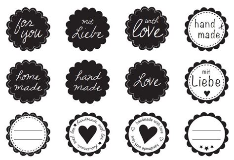Kostenlose vorlagen zum download | etiketten runterladen und ausdrucken. Free printable Etiketten handmade | Druckbare etiketten, Etiketten drucken, Etiketten vorlagen