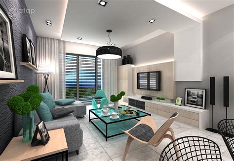 Modern Living Room Apartment Design Ideas And Photos Malaysia