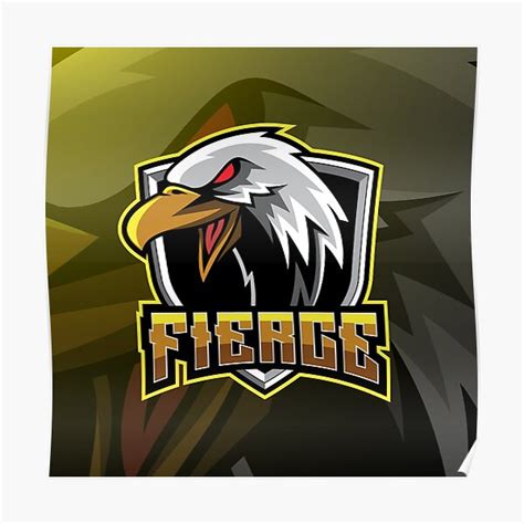 Eagle Esport Mascot Logo Poster For Sale By Visink Redbubble