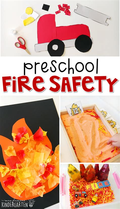 Fire Safety Science Activities For Preschoolers Printable Templates