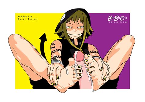 Medusa Footjob Soul Eater By Barbacock Hentai Foundry