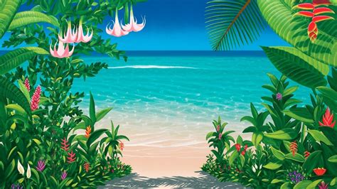 tropical flower desktop wallpapers top free tropical flower desktop backgrounds wallpaperaccess