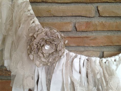 Farmhouse style decor has become so popular these days, and it's so much fun to give your bathroom a makeover using rustic and shabby chic decor. Rustic Wedding Garland Shabby Chic Decor by ...