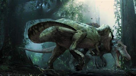 Tyrannosaurus Rex Vs Spinosaurus Spinosaurus Jurassic World