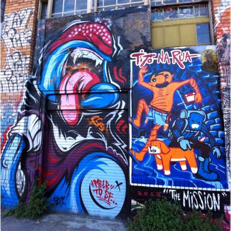 Street Art Graffiti By Meggs In Mission District Of San Francisco