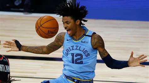 Despite being from a small (mid major) school, morant has the potential to become a superstar at the next level a la the portland trailblazer duo notes: Ja Morant means the end of the Grizzlies season is really just the beginning