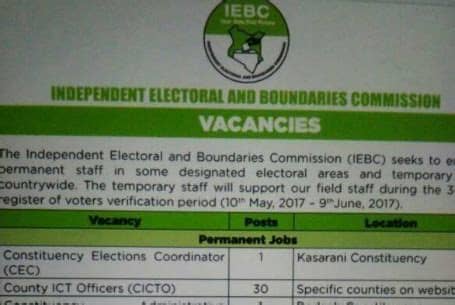 See more of iebc clerks on facebook. IEBC 2017 April 41,100 Jobs: How to apply online for ...