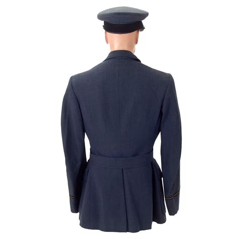 Original British Wwii Raf Rcaf Air Force Uniform Set With Visor For Df