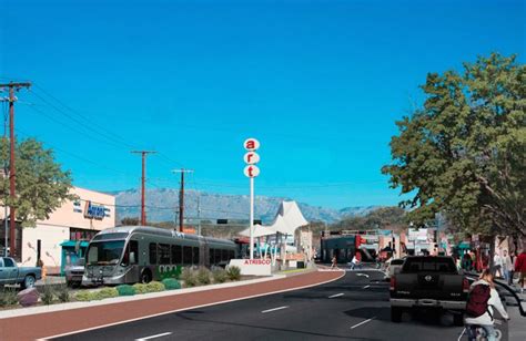 Rendering Of Bus Rapid Transit For Albuquerque Credit City Of