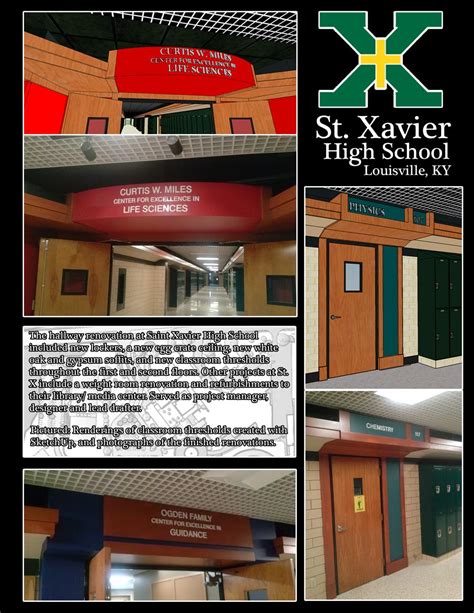 Saint Xavier High School Hall Classroom Renovation Aaron Smith