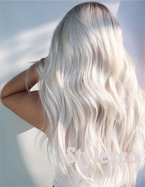 Pure White Hair Color Ideas And Styles For 2019 Stylezco