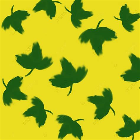 Yellow And Green Leafs Background Yellow Background Green Lleafs