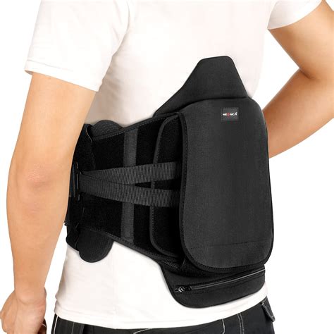 NEENCA LSO Medical Back Brace Lumbar Support For Pain Relief Waist Wrap With Extra Strap And