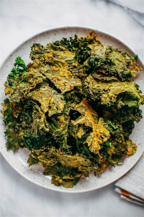 Lemon Garlic Kale Chips Paleo Gluten Free