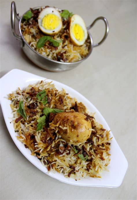 Hyderabadi Egg Biryani Recipe Egg Dum Biryani Yummy Indian Kitchen