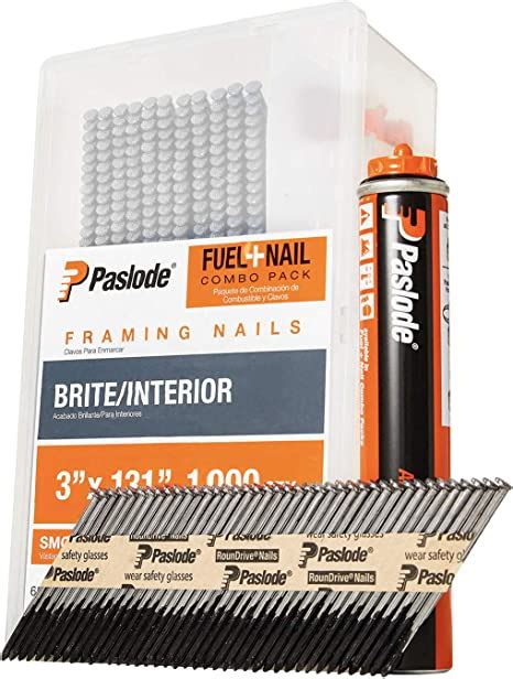 Paslode Framing Nails And Fuel Pack 650525 3 Inch X 131 Gauge