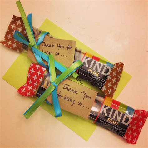 Cute Thank You T Idea Using Kind Bars Crafty Pinterest Kinder