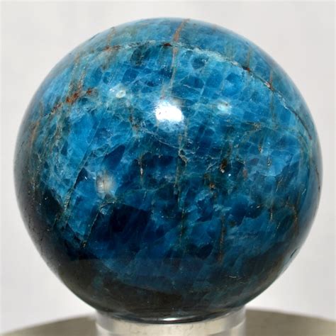 19 Blue Apatite Sphere Polished Crystal Healing Reiki Gemstone Ball